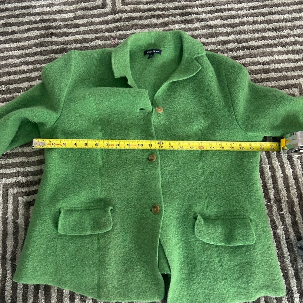 Lands' End Women's Vibrant Green Blazer - Picture 8 of 9
